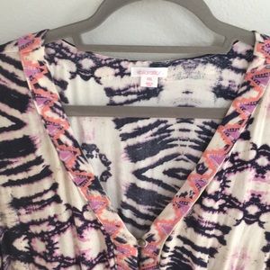 Batik Print Festival Beach Romper